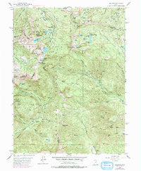 Brighton Utah Historical topographic map, 1:24000 scale, 7.5 X 7.5 Minute, Year 1955