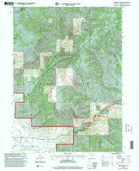 Browns Hole Utah Historical topographic map, 1:24000 scale, 7.5 X 7.5 Minute, Year 1998