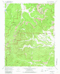 Bryce Point Utah Historical topographic map, 1:24000 scale, 7.5 X 7.5 Minute, Year 1966