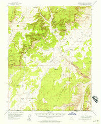 Buckskin Gulch Utah Historical topographic map, 1:62500 scale, 15 X 15 Minute, Year 1954