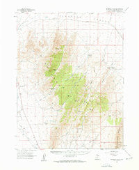 Burbank Hills Utah Historical topographic map, 1:62500 scale, 15 X 15 Minute, Year 1960