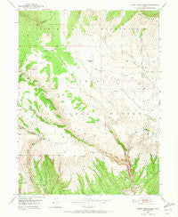 Burnt Cabin Gorge Utah Historical topographic map, 1:24000 scale, 7.5 X 7.5 Minute, Year 1950