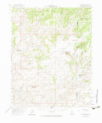 Cajon Mesa Utah Historical topographic map, 1:62500 scale, 15 X 15 Minute, Year 1958