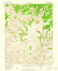 Cajon Mesa Utah Historical topographic map, 1:62500 scale, 15 X 15 Minute, Year 1958