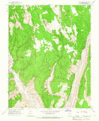 Calico Peak Utah Historical topographic map, 1:24000 scale, 7.5 X 7.5 Minute, Year 1964