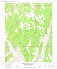 Calico Peak Utah Historical topographic map, 1:24000 scale, 7.5 X 7.5 Minute, Year 1964