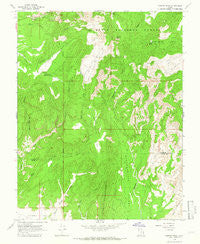 Canaan Peak Utah Historical topographic map, 1:24000 scale, 7.5 X 7.5 Minute, Year 1964