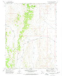 Candland Spring Utah Historical topographic map, 1:24000 scale, 7.5 X 7.5 Minute, Year 1973