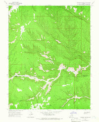 Carcass Canyon Utah Historical topographic map, 1:24000 scale, 7.5 X 7.5 Minute, Year 1964