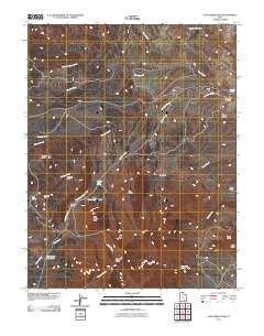 Cass Creek Peak Utah Historical topographic map, 1:24000 scale, 7.5 X 7.5 Minute, Year 2011