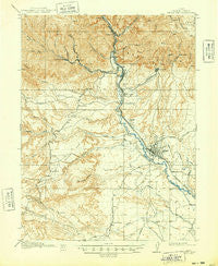 Castle Gate Utah Historical topographic map, 1:62500 scale, 15 X 15 Minute, Year 1916