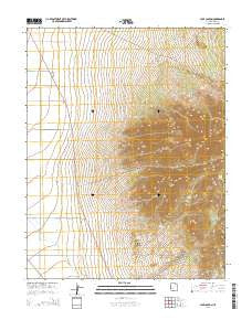 Cave Canyon Utah Current topographic map, 1:24000 scale, 7.5 X 7.5 Minute, Year 2014