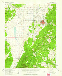 Cedar City Utah Historical topographic map, 1:62500 scale, 15 X 15 Minute, Year 1950