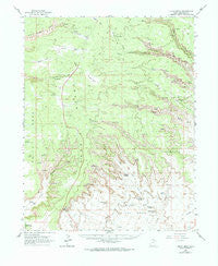 Cedar Mesa Utah Historical topographic map, 1:62500 scale, 15 X 15 Minute, Year 1963
