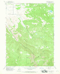 Center Creek Utah Historical topographic map, 1:24000 scale, 7.5 X 7.5 Minute, Year 1967
