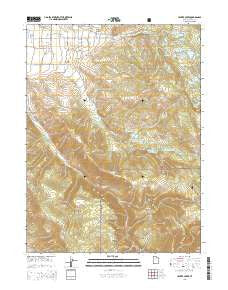 Center Creek Utah Current topographic map, 1:24000 scale, 7.5 X 7.5 Minute, Year 2014