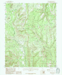 Chippean Rocks Utah Historical topographic map, 1:24000 scale, 7.5 X 7.5 Minute, Year 1985