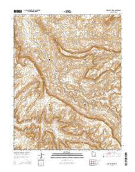 Chocolate Drop Utah Current topographic map, 1:24000 scale, 7.5 X 7.5 Minute, Year 2014