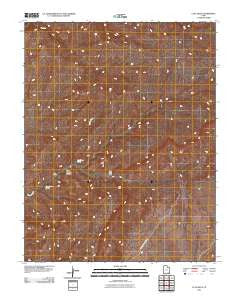 Clay Hills Utah Historical topographic map, 1:24000 scale, 7.5 X 7.5 Minute, Year 2011
