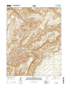 Clay Hills Utah Current topographic map, 1:24000 scale, 7.5 X 7.5 Minute, Year 2014