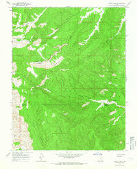 Death Ridge Utah Historical topographic map, 1:24000 scale, 7.5 X 7.5 Minute, Year 1964