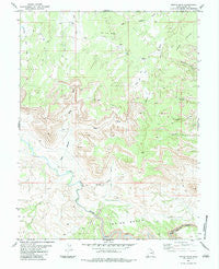 Devils Hole Utah Historical topographic map, 1:24000 scale, 7.5 X 7.5 Minute, Year 1983
