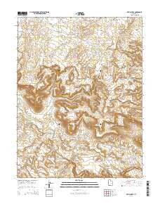 Devils Hole Utah Current topographic map, 1:24000 scale, 7.5 X 7.5 Minute, Year 2014