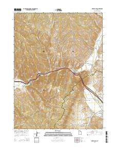 Devils Slide Utah Current topographic map, 1:24000 scale, 7.5 X 7.5 Minute, Year 2014