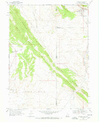 Dinosaur Colorado Historical topographic map, 1:24000 scale, 7.5 X 7.5 Minute, Year 1968