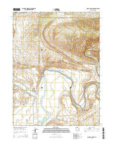 Dinosaur Quarry Utah Current topographic map, 1:24000 scale, 7.5 X 7.5 Minute, Year 2014