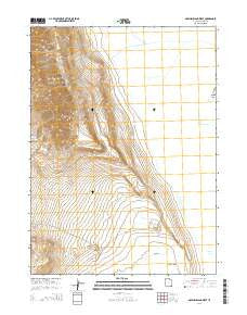 Dolphin Island West Utah Current topographic map, 1:24000 scale, 7.5 X 7.5 Minute, Year 2014