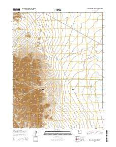 Drum Mountains Well Utah Current topographic map, 1:24000 scale, 7.5 X 7.5 Minute, Year 2014