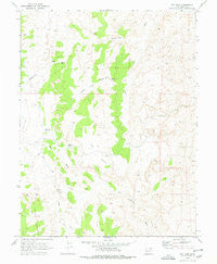 Dry Mesa Utah Historical topographic map, 1:24000 scale, 7.5 X 7.5 Minute, Year 1969