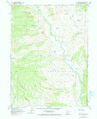 Dry Mountain Utah Historical topographic map, 1:24000 scale, 7.5 X 7.5 Minute, Year 1962