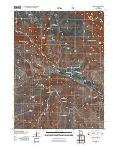 Dry Fork Utah Historical topographic map, 1:24000 scale, 7.5 X 7.5 Minute, Year 2011