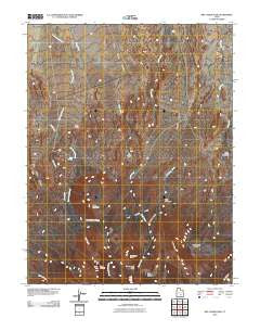 Dry Lakes Peak Utah Historical topographic map, 1:24000 scale, 7.5 X 7.5 Minute, Year 2010
