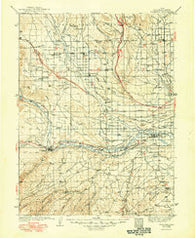 Duchesne Utah Historical topographic map, 1:125000 scale, 30 X 30 Minute, Year 1939