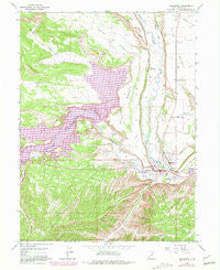 Duchesne Utah Historical topographic map, 1:24000 scale, 7.5 X 7.5 Minute, Year 1965