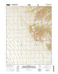 Duggins Creek Utah Current topographic map, 1:24000 scale, 7.5 X 7.5 Minute, Year 2014