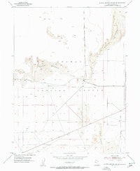 Dugway Proving Ground NE Utah Historical topographic map, 1:24000 scale, 7.5 X 7.5 Minute, Year 1954
