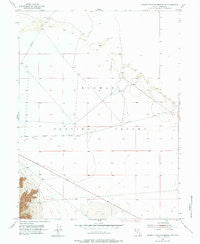 Dugway Proving Ground NW Utah Historical topographic map, 1:24000 scale, 7.5 X 7.5 Minute, Year 1954