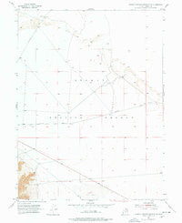 Dugway Proving Ground NW Utah Historical topographic map, 1:24000 scale, 7.5 X 7.5 Minute, Year 1954