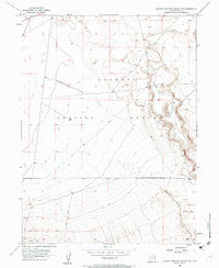 Dugway Proving Ground SE Utah Historical topographic map, 1:24000 scale, 7.5 X 7.5 Minute, Year 1954