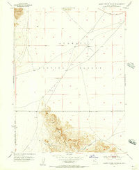 Dugway Proving Ground SW Utah Historical topographic map, 1:24000 scale, 7.5 X 7.5 Minute, Year 1954