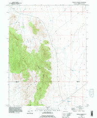 Dugway Range NE Utah Historical topographic map, 1:24000 scale, 7.5 X 7.5 Minute, Year 1993