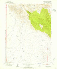 Dugway Range NW Utah Historical topographic map, 1:24000 scale, 7.5 X 7.5 Minute, Year 1953