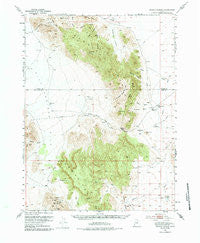 Dugway Range Utah Historical topographic map, 1:62500 scale, 15 X 15 Minute, Year 1953