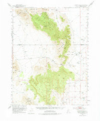 Dugway Range Utah Historical topographic map, 1:62500 scale, 15 X 15 Minute, Year 1953