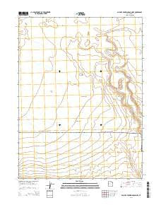 Dugway Proving Ground SE Utah Current topographic map, 1:24000 scale, 7.5 X 7.5 Minute, Year 2014