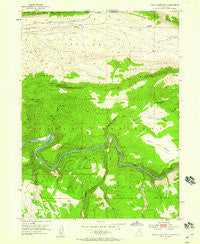 Dutch John Mtn Utah Historical topographic map, 1:24000 scale, 7.5 X 7.5 Minute, Year 1952